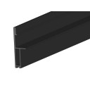 AMA Profil maner CORE vopsit negru cu masca,lungime2.6m