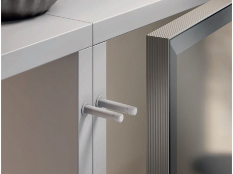 BPL Deschidere Push AT cu tampon, reglaj 8.5mm, alb