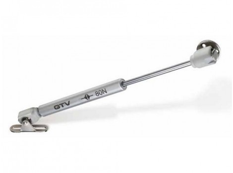BRA Piston cu gaz 120 N, gri aluminiu