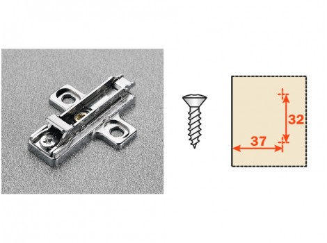 BZC Baza balama clip cruce H9mm,zamac