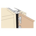 CPD Chit mascare frontal EXEDRA, negru, L=2600mm