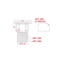 CSU Capac mascare lateral sina 1890,negru