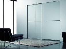 DOT Sistem usi dressing TERRA Steel-E argintiu panou8mm
