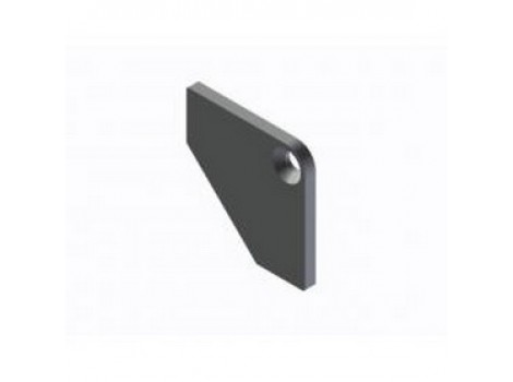 EIL Capac pentru profil LED triunghi, aluminiu anodizat