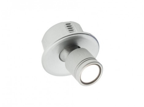 EIL Spot LED MAYA alu, 1.2W,12VDC, alb rece, orientabil
