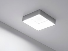EIL Spot LED QUAD aluminiu, 3W,12VDC, alb rece, 70x70mm
