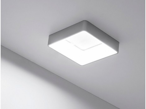 EIL Spot LED QUAD aluminiu, 3W,12VDC, alb rece, 70x70mm