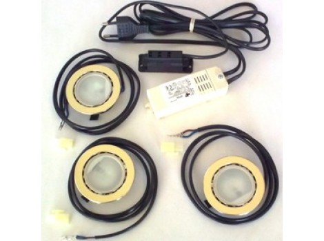 EIL Chit 3 SPOT halogen 12V auriu si alimentator