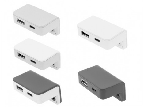 EVO Incarcator USB/T A-C aplicat,negru,12VDC,max 2x1A