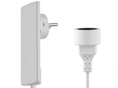 EVOline Plug prelungitor 250V/16A,1.5m,alb