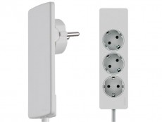 EVOline Plug prelungitor 3x250V/16A,1.5m,alb