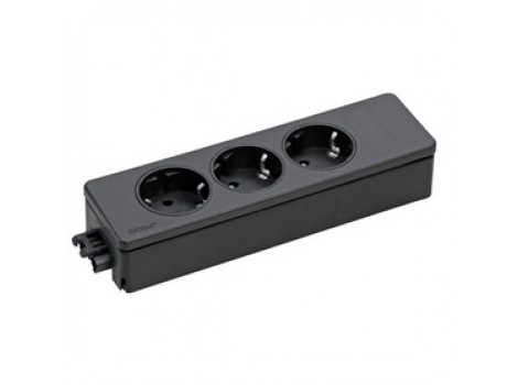 EVOline Express 907 3x250V GST18,negru,capac negru