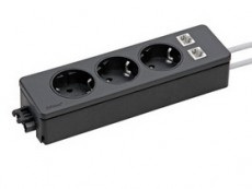 EVOline Express DATA 907 UTP 3m ecranat CAT6,negru