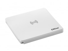 EVOline Square80 1x250V,1xUSB+Wireless Charger,alb