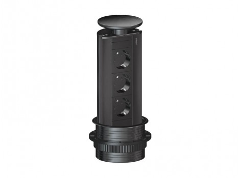 EVOline Port CUISINE 3x250V,negru