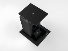 EVOline Port PUSH CUISINE BLACK 3x250V negru anodizat