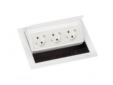 EVOline FlipTop PUSH SMALL 3x250V,alb