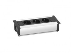 EVOline Frame Dock SMALL 3x250V,argintiu