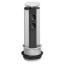 EVOline Port CUSTOM 2x250V,2 module,argintiu