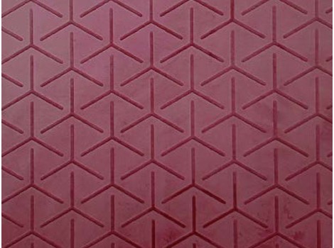 FFL Folie FL CUBE VELVET Bordeaux 2600x1000x2,4 mm SA