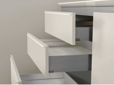 GLB Sertar LINEABOX 2 laturi,H101mm,Titanium