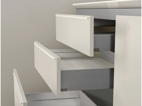 GLB Sertar LINEABOX 2 laturi,H101mm,Titanium