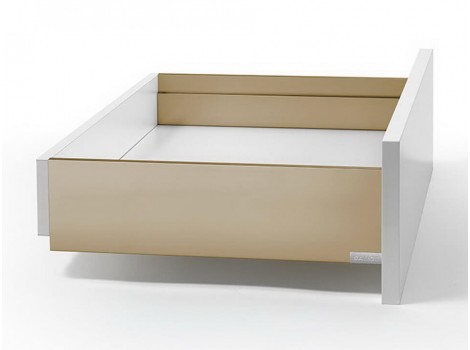GLB Sertar LINEABOX 2 laturi,H104mm,Sampanie