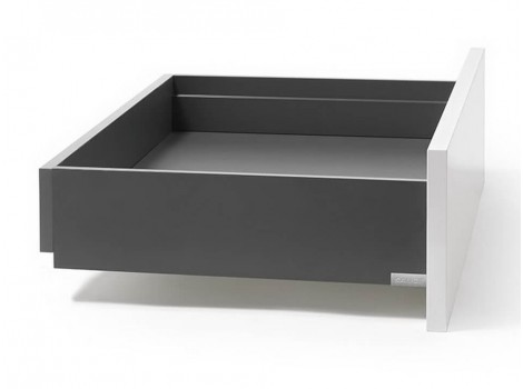 GLB Sertar LINEABOX 2 laturi,H104mm,Titanium