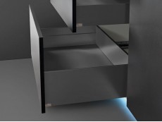 GLB Sertar LINEABOX 2 laturi,H237mm,Titanium