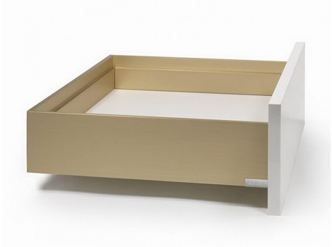 GLB Sertar LINEABOX 3 laturi,H104mm,Sampanie