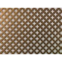 HAL Aluminiu perforat Bronze BAL 02, 2000x1000x0.8mm