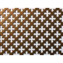HAL Aluminiu perforat Bronze BAL 04, 2000x1000x0.8mm