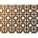 HAL Aluminiu perforat Bronze BAL 05, 2000x1000x0.8mm