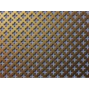 HAL Aluminiu perforat Gold GAL 02, 2000x1000x0.8mm