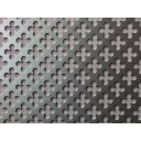 HAL Aluminiu perforat Silver SAL 04, 2000x1000x0.8mm