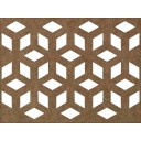 HDF Perforat GREZZO Rombox, 3050x1240x3mm