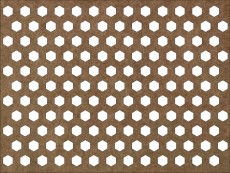 HDF Perforatia HEXAGON