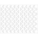 HDF Perforat LACCATO White Africa,2800x1030x3mm