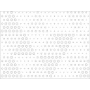 HDF Perforat LACCATO White Fish,2800x1030x3mm