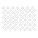 HDF Perforat LACCATO White Gotico,2800x1030x3mm