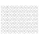 HDF Perforat LACCATO White Hanna,2800x1030x3mm