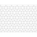 HDF Perforat LACCATO White Little Snow,2800x1030x3mm