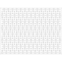 HDF Perforat LACCATO White Odin,2800x1030x3mm