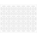 HDF Perforat LACCATO White Susanna,2800x1030x3mm