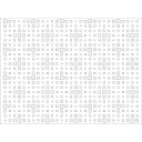 HDF Perforat LACCATO White Titan,2800x1030x3mm