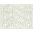 HDF Perforat LACCATO Grey Stix,2800x1030x3mm