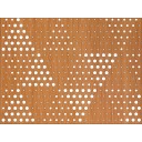 HDF Perforat LACCATO Cherry Fish,2800x1030x3mm