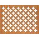HDF Perforat LACCATO Cherry Gotico,2800x1030x3mm