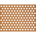 HDF Perforat LACCATO Cherry Hexagon,2800x1030x3mm