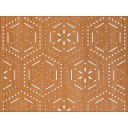 HDF Perforat LACCATO Cherry Hexatile,2800x1030x3mm